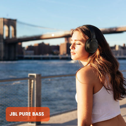 JBL Tune 760NC Wireless Over-Ear Noise Cancelling Headphones - Black | Open Box