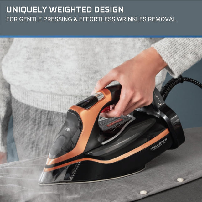 Rowenta Steam Force Pro Iron with Stainless Steel Soleplate - New