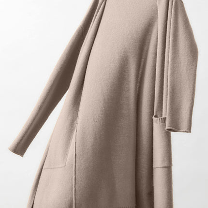 State Cashmere Long Sweater Cardigan Beige Size M New