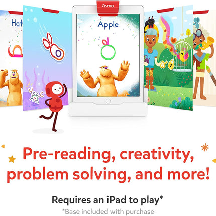 Osmo Little Genius Starter Kit for iPad - 4 Learning Games, Ages 3-5 (New)