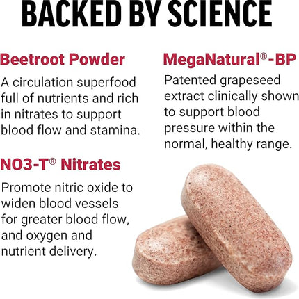 Force Factor Total Beets 120 Tablets – Powerful Circulatory Support, Exp. 11/2026