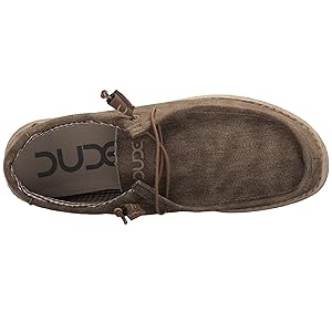 Hey Dude Wally Canvas Shoes Nut Men Size 11 New