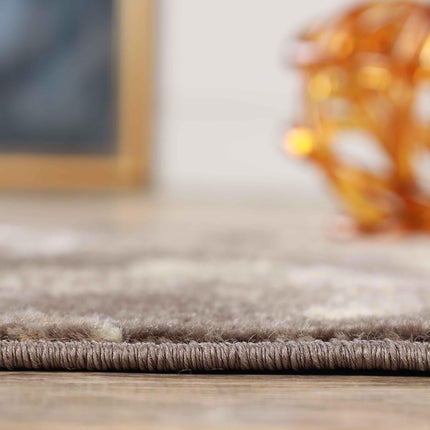 Superior Jacobean Collection Indoor Large Area Rug, 5' x 8', Chocolate, New
