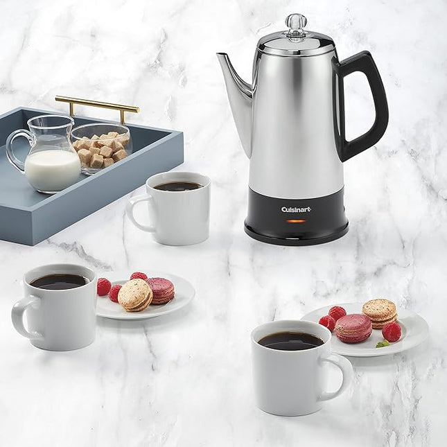 Cuisinart Classic 12 Cup Percolator Stainless Steel Open Box