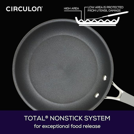 Circulon Elementum Hard Anodized 10-Piece Nonstick Cookware Set - Gray - Open Box