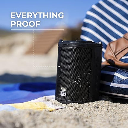 Altec Lansing HydraMotion Wireless Bluetooth Speaker - 360° Sound, IP67 Waterproof, Black (Open Box)