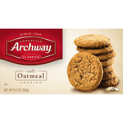 Archway Cookies, Classic Soft Oatmeal Cookies, 9.5 Oz