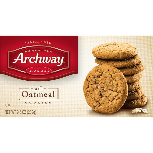 Archway Cookies, Classic Soft Oatmeal Cookies, 9.5 Oz
