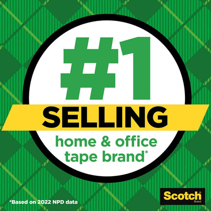 Scotch Giftwrap Tape, 3/4 in x 300 in, 3 Rolls - Satin-Finish Tape for Gift Wrapping
