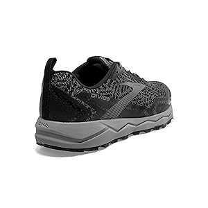Brooks Divide Running Shoe Black/Grey Men Size 9.5 New