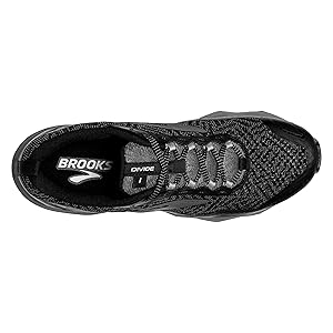 Brooks Divide Running Shoe Black/Grey Men Size 9.5 New