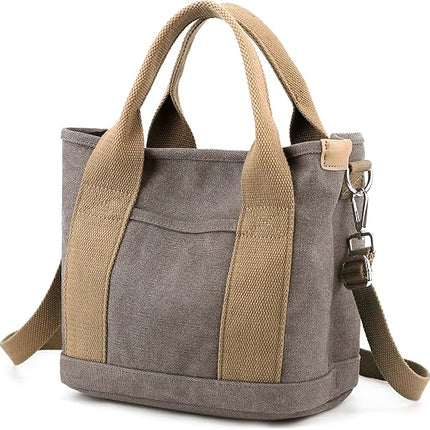 Small Tote Bag with Zipper Tote Bag for Women Crossbody Bag Shoulder Bag, Messenger Bag