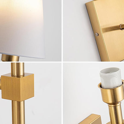 Battery Operated Wall Sconces Set of 2 - Indoor Rechargeable with Remote and Dimmer Settings - New