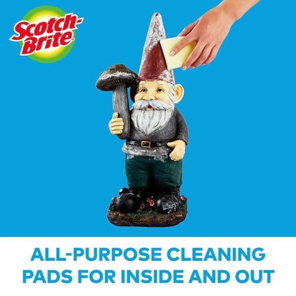 Scotch-Brite Dobie Pads, All Purpose Cleaning, 3 Count (Pack of 8) - 24 Pads Total.