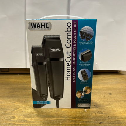 Wahl HomeCut Combo Haircutting & Touch-Up Kit in packaging, brand new and available at a discounted price.