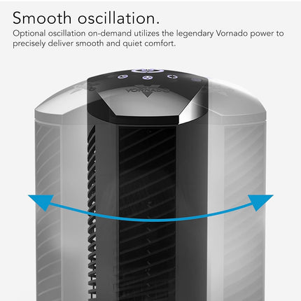 Vornado Alexa-Enabled Tower Fan with Smooth Oscillation - New Open Box