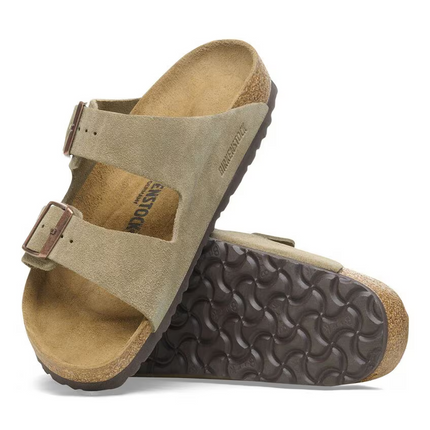 Birkenstock Women’s Arizona Suede Leather Sandals Size 4 Regular New Open Box