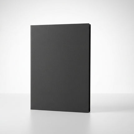 Top Flight Charcoal Leatherette Foil Journal 6x8 Notebook Lined Writing Diary