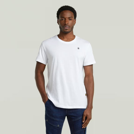G Star Men’s Chest Logo T Shirt - White Size XL