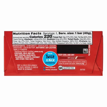 Choceur Dark Mini Chocolate Bars - 5 pack, 1.4 oz EXP. 10/31/2026