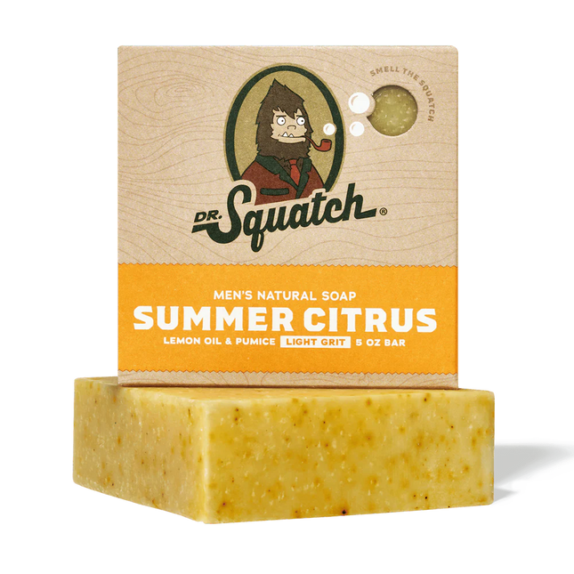 Dr. Squatch Summer Citrus Soap Bar- 5 Oz