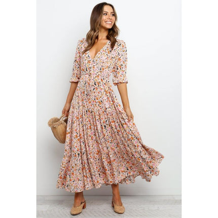 Petal&Pup Women’s Floral Maxi Dress - New, Size L