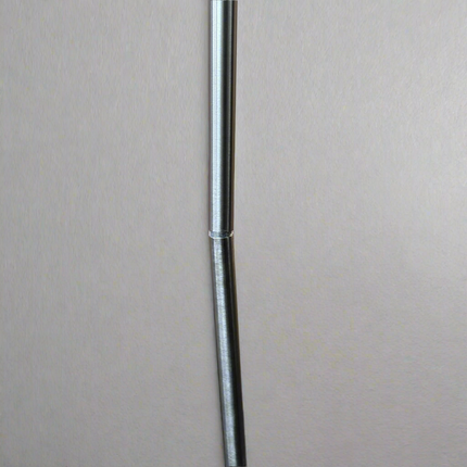 Brushed Steel Floor Lamp, 70” Tall – Open Box with Small Imperfection