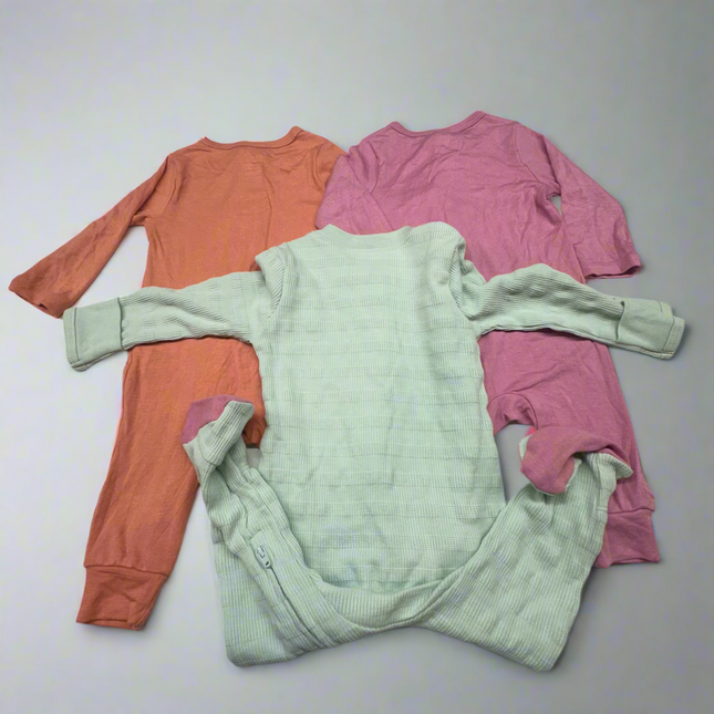 Baby Sleepers 3-Pack, Size (3-6) Months, New Without Tag