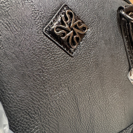 Simply Vera Vera Wang Black Dome Satchel