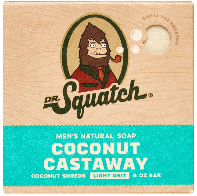 Dr. Squatch Coconut Castaway Soap Bar - 5 Oz