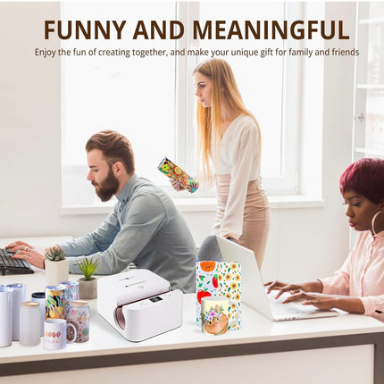 HTVRONT Automatic Tumbler Heat Press - 28-Inch Digital Mug Press Machine | Open Box