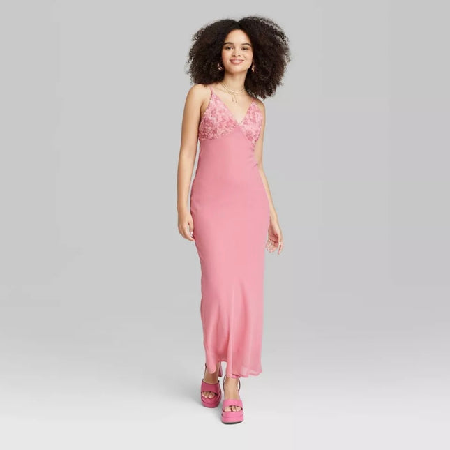 Wild Fable Pink Maxi Dress XL - New