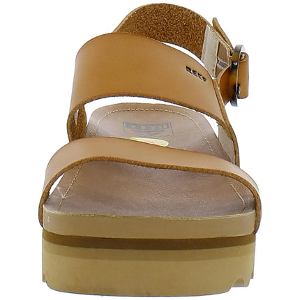 Reef Vista Hi Buckle Slingback Sandals Women’s Size 8 Faux Leather Footbed New