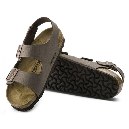 Birkenstock Milan Sandals Birko-Flor Nubuck Mocha Size 8 Men’s New