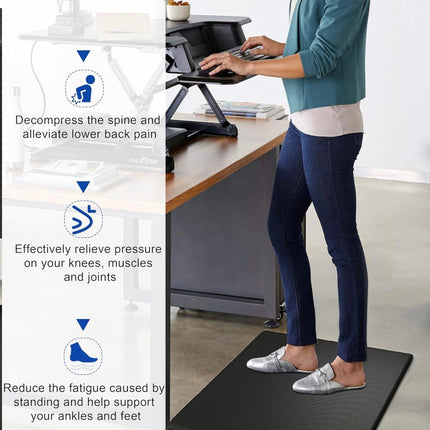 Artnice Anti-Fatigue Mat for Standing Desk - Black, 20” x 47.2”, New Open Box