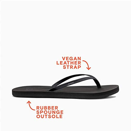 Reef Bliss Nights Black Sandals Women’s Size 7 – New
