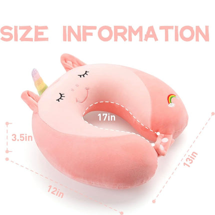 Niuniu Daddy Neck Pillow for Traveling - Unicorn, New Open Box