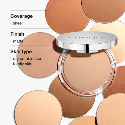 Clinique Stay-Matte Sheer Pressed Powder For Oily Skin Types - AD Stay Neutral 02