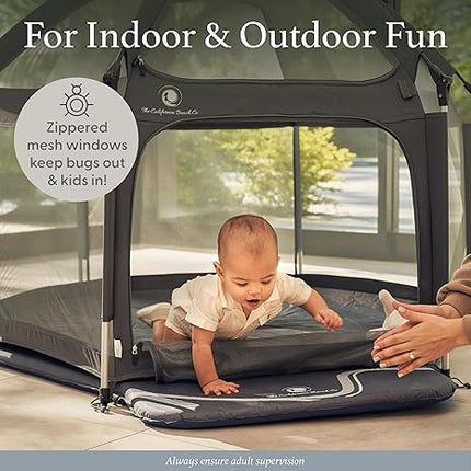 Pop ‘N Go Playpen Anchor Grey Open Box Indoor & Outdoor Baby Tent
