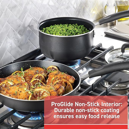 T-Fal Essentials 20-Piece Nonstick Cookware Set - New