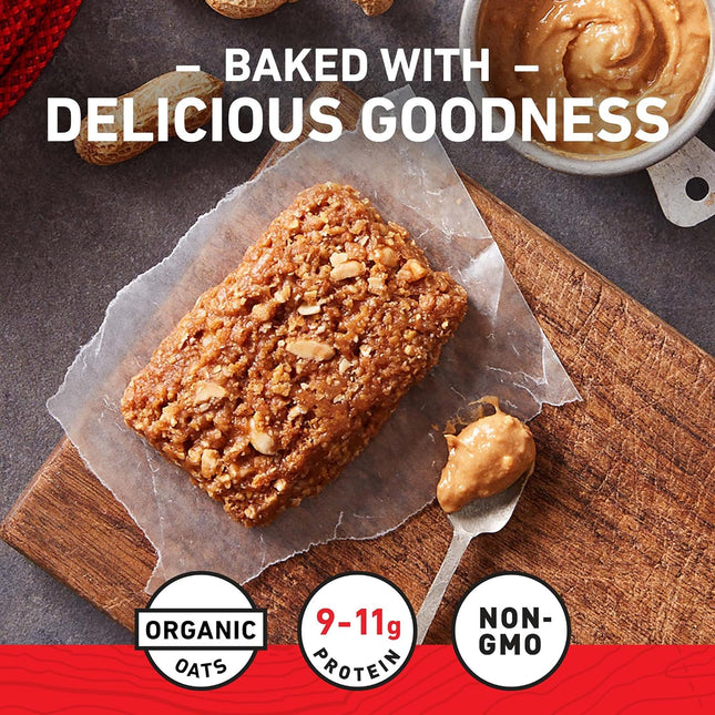 Clif Bar Crunchy Peanut Butter Energy Bars 11g Protein. 12 CT.