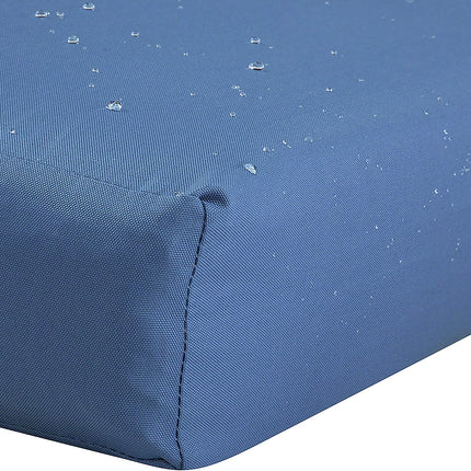 Classic Accessories Ravenna Cushion Slip Cover, 72"L x 21"W x 3" Thick, Empire Blue - New
