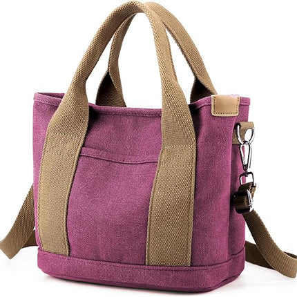 Small Tote Bag with Zipper Tote Bag for Women Crossbody Bag Shoulder Bag, Messenger Bag