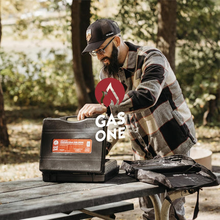 Gas One GS-3400P Dual Fuel Portable Camping Stove with Carrying Case - New