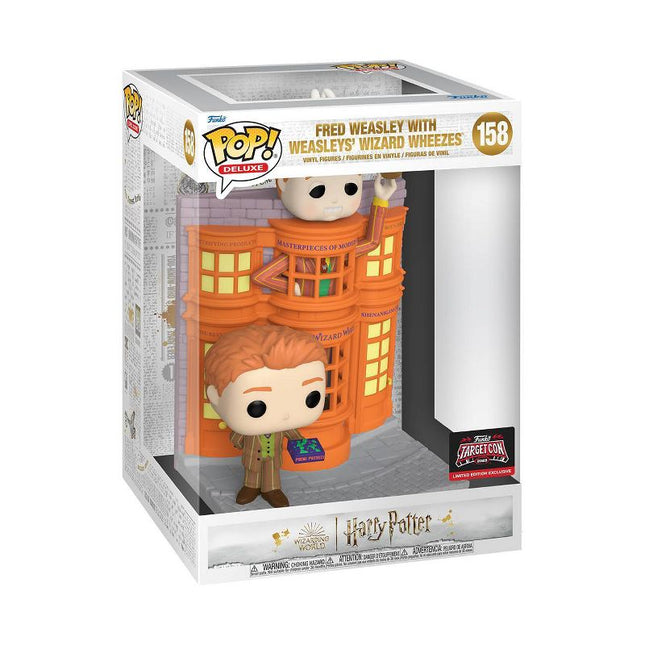 Fred Weasley with Weasleys’ Wizard Wheezes Deluxe Pop! Figure - Harry Potter Limited Edition