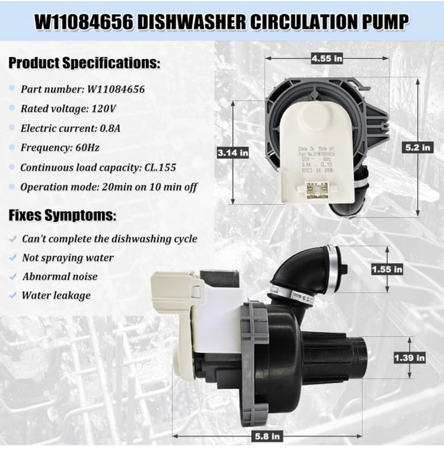 Washing Machine Drain Pump Replacement - Open Box