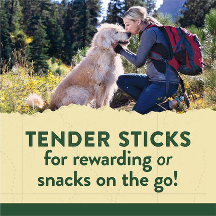 Zukes Adventure Sticks Chicken and Turkey Flavor Natural Treats for Dogs, 6 oz Pouch (JAN 2027)