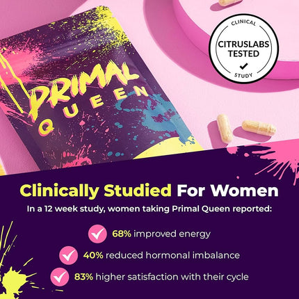 Primal Queen Female-Optimized Beef Organ Superfood Supplement (Beef Liver, Kidney, Heart, & 3 More) - 100% Gras