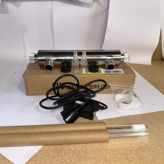 Coospider UV Clarifiers STUV-24, ultraviolet water sterilizer, stainless steel, quartz sleeve, high-quality components”