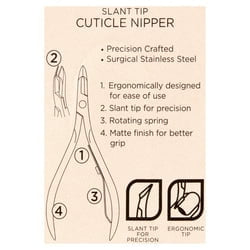 Equate Slant-Tip Cuticle Nipper Stainless Steel, 1 Count